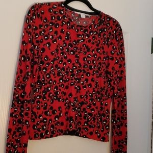 Diane von Furstenburg Ibiza print cardigan size S